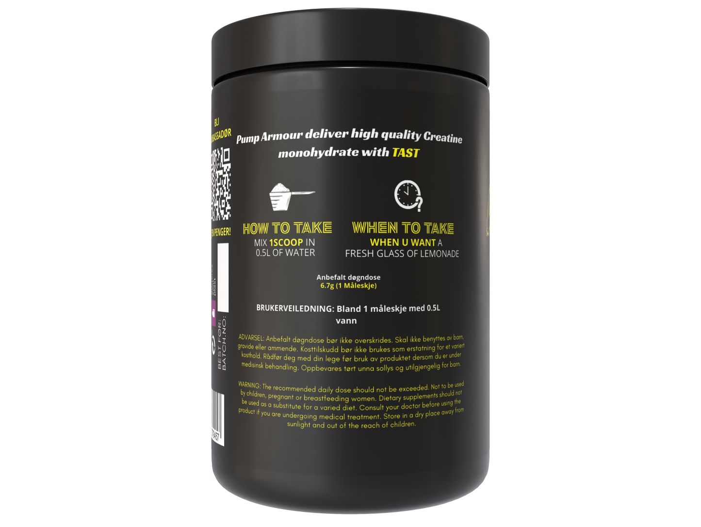 Kreatin Monohydrat Lemonade