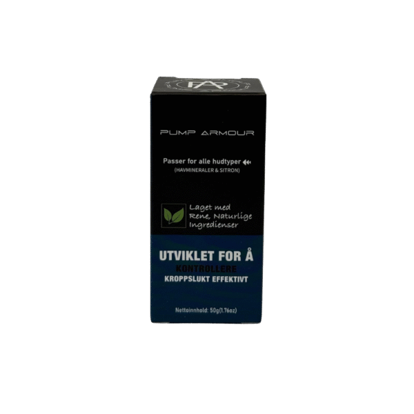 Pump Armour treningsdeodorant Havmineral & Sitron i pakning